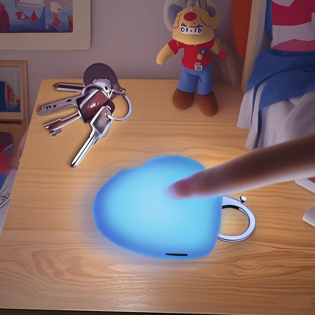 💖✨ Leichte Geldbörse in Herzform – Berührungsempfindliche LED-Aufbewahrungstasche mit Herz- und Kreismotiven! ✨👛