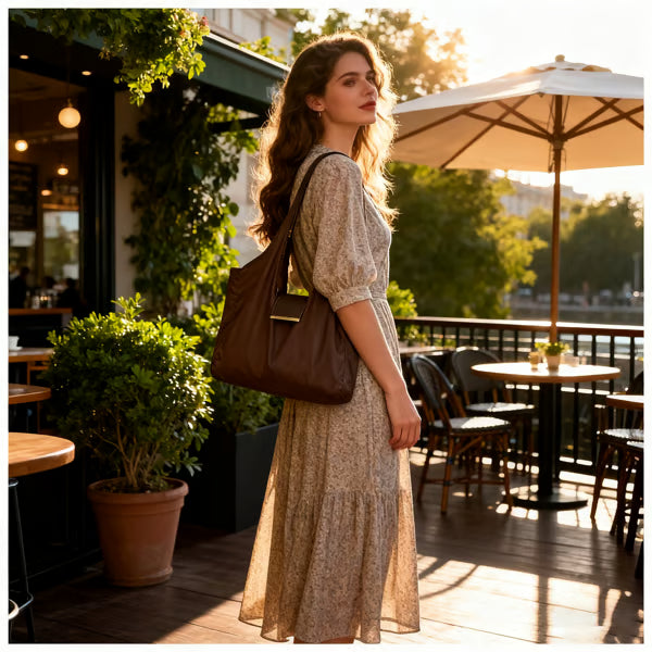 đ„SchlĂŒsselanhĂ€nger-Tasche aus Veganem Leder â Wird zur gerĂ€umigen Einkaufstasche