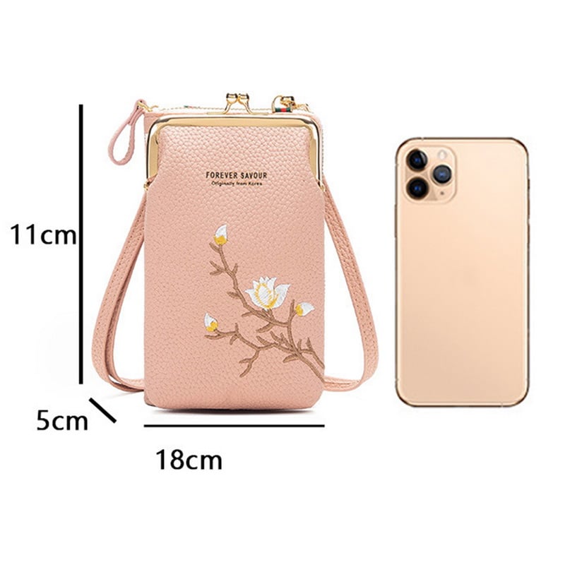 👜Umhängetasche für Frauen - mit Handyhalterung📱 Praktisch und stilvoll✨