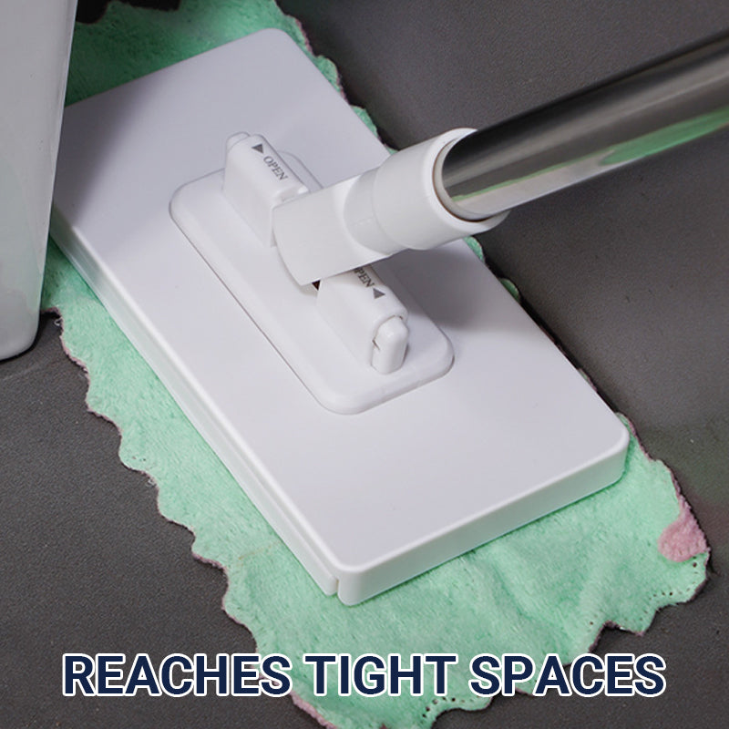 💥 Letzter Tag! 50 % Rabatt 💥Einweg-Staubmopp mit 10 wiederverwendbaren Tüchern