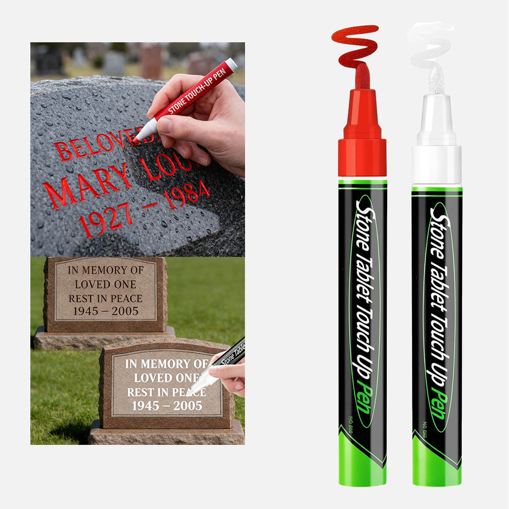 🎁 1 kaufen, 1 gratis erhalten 🐦 Goldfarbene Grabstein-Klammer zur Restaurierung verblasster Grabsteininschriften
