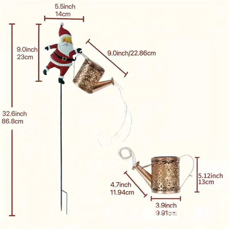 ⏰Solar-Gartenleuchte In Form Des Weihnachtsmanns🎅🎄