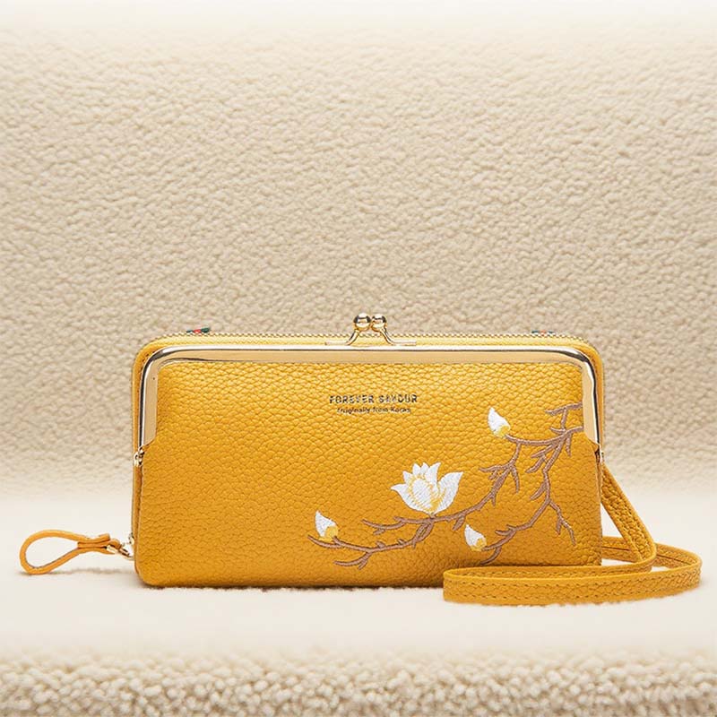 METALLO Clutch - Umhängetasche & Brieftasche in Einem