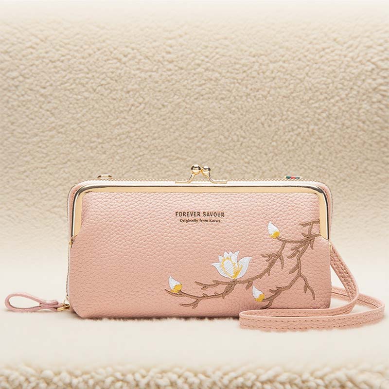 METALLO Clutch - Umhängetasche & Brieftasche in Einem