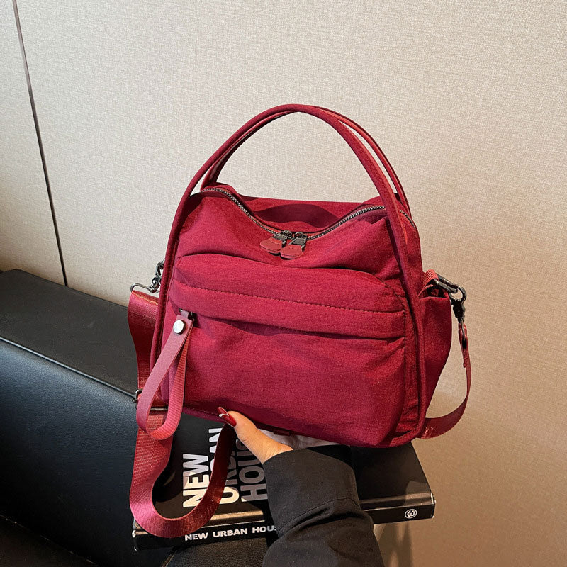 Leichte Oxford-Umhängetasche für Damen