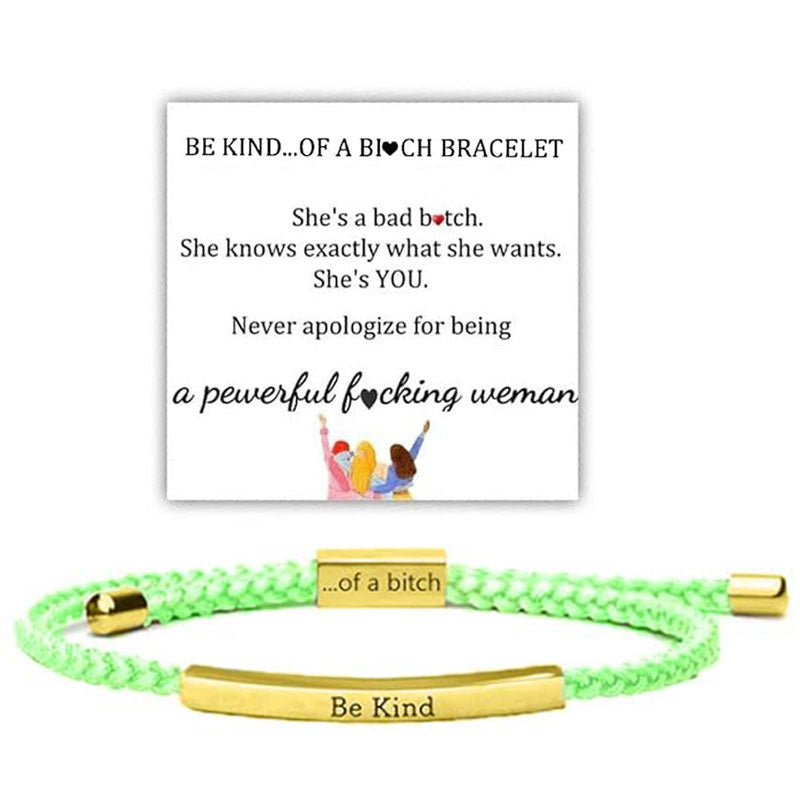 ✨📿 Geflochtenes Edelstahlarmband – Verstellbares Armband mit motivierender Botschaft für tägliche Inspiration! ✨🦾