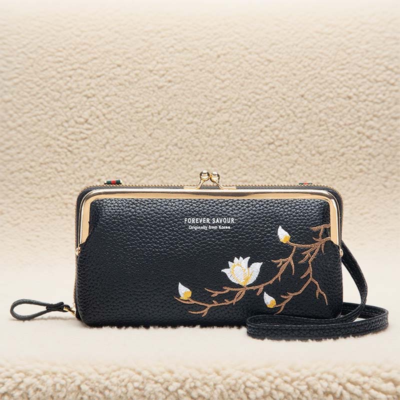 METALLO Clutch - Umhängetasche & Brieftasche in Einem