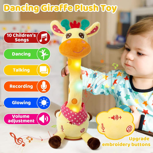 🎉 Das meistverkaufte musikalische Giraffenspielzeug – singt, tanzt und wiederholt, was du sagst! 🦒🎵🗣️