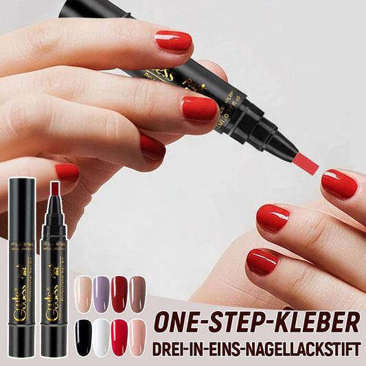 Ein-Schritt-Kleber Drei-in-Eins-Nagellack-Gelstift