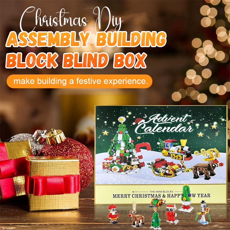 Weihnachts-Diy-Montage-Baustein-Blindbox