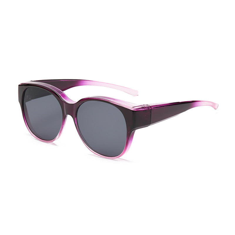 🕶 Neue Cat-Eye-Sonnenbrille in Übergröße, mit polarisierenden Gläsern und UV400-Schutz.