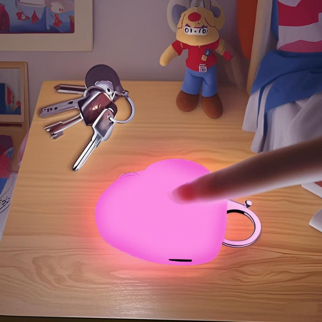 💖✨ Leichte Geldbörse in Herzform – Berührungsempfindliche LED-Aufbewahrungstasche mit Herz- und Kreismotiven! ✨👛