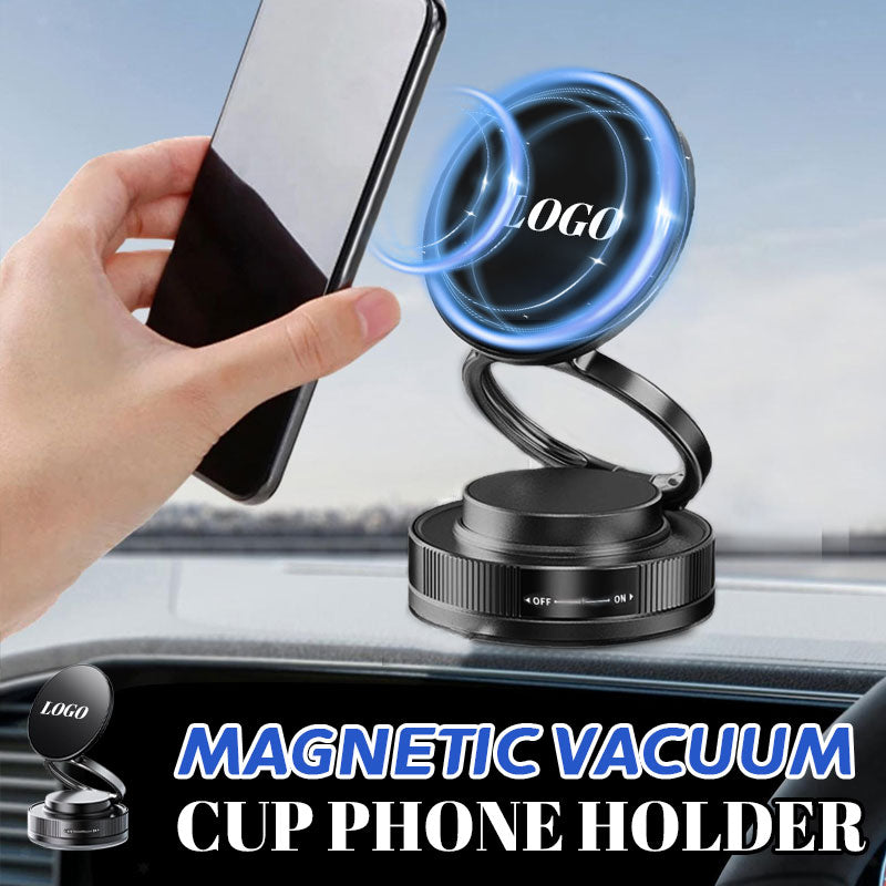 🚗✨Magnetischer Saugnapf-Telefonhalter (Auto-Logo anpassbar)