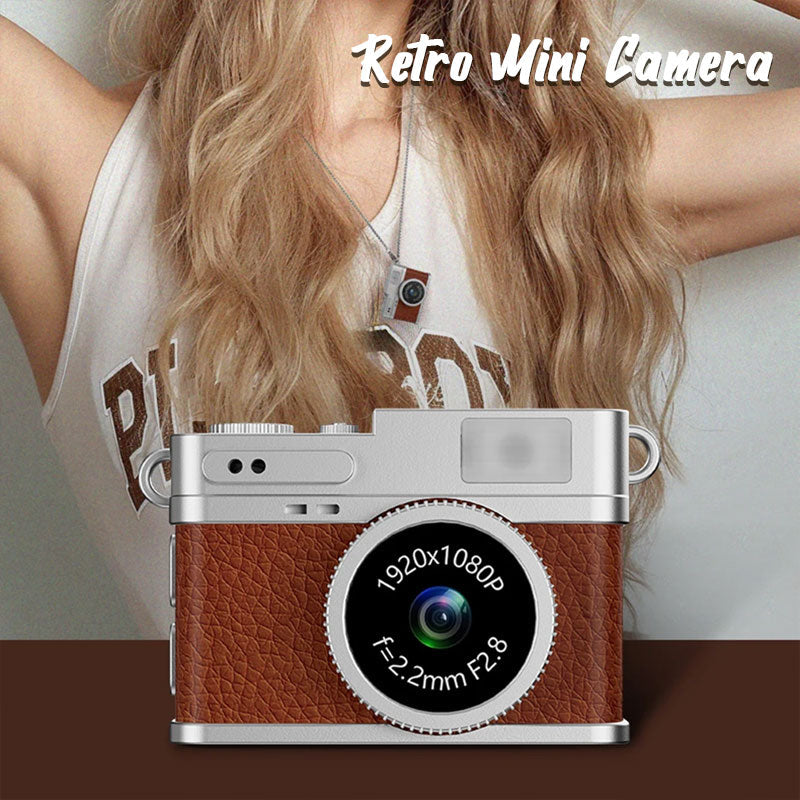 📸✨ Retro-Minikamera – Kompakte Schmuckkamera im Vintage-Design für scharfe, spontane Erinnerungsfotos! ✨🎞️