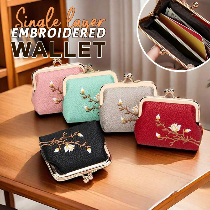 MINI MAESTRO Stickerei-Portemonnaie | Ultradünn & Organisiert