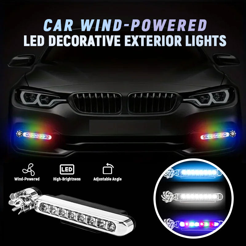 Windbetriebene LED-Dekorationsaußenleuchten für Autos