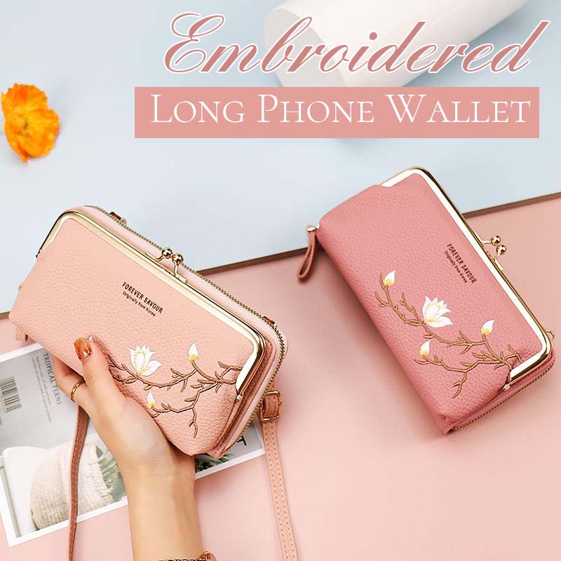 METALLO Clutch - Umhängetasche & Brieftasche in Einem