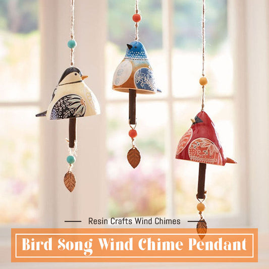 🦜✨ "Melodia Vogelgesang Windspiel" - Handgefertigte Dekoration mit natürlichem Klang
