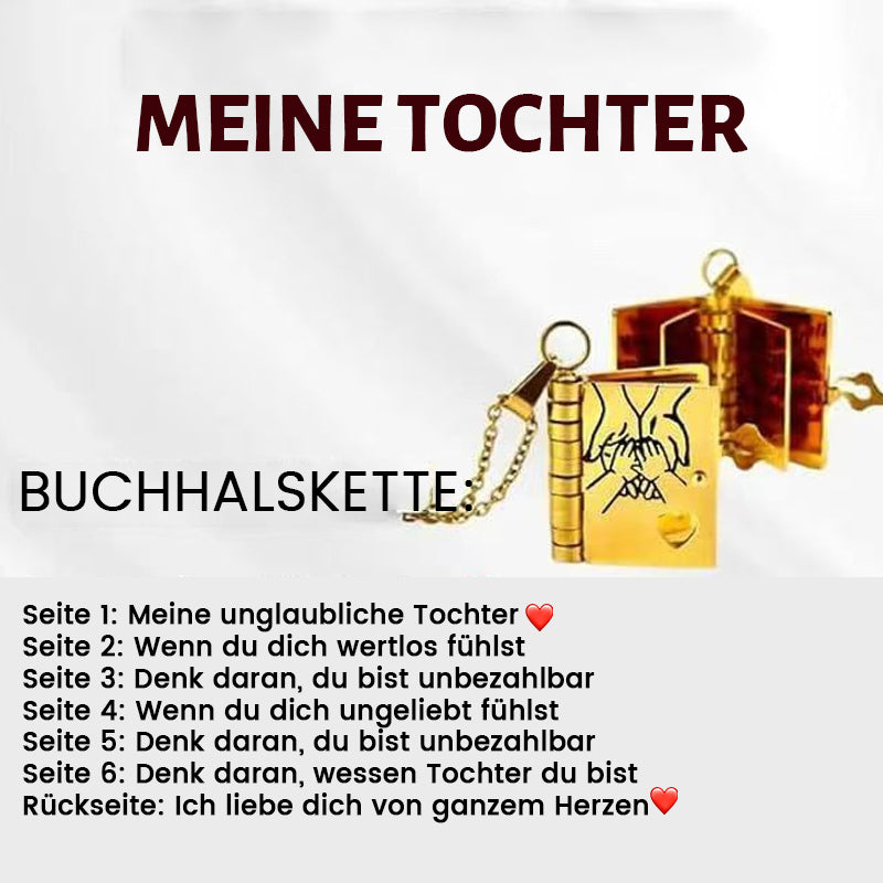 👪Geschenk für mein Kind - "Mein kleiner Stern"-Buch-Halskette