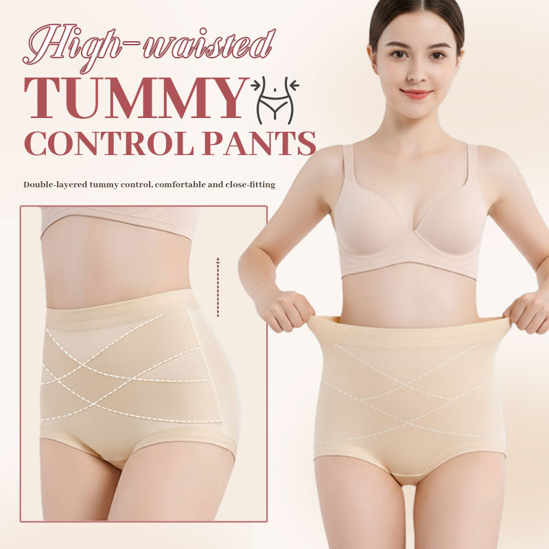 Cross High Waist Tummy Control Briefs