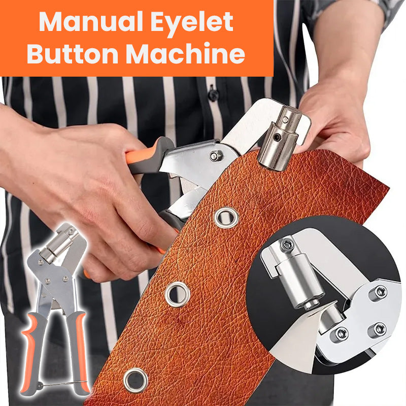 🔩 Manuelle Stanzmaschine – Werkzeug für Knöpfe und Ösen