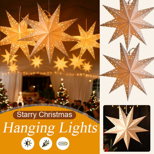 Sternenklare Weihnachtslichter zum Aufhängen