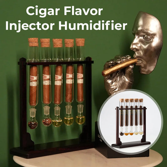 🥃✨ Zigarren-Aromainfuser & Humidor-Box – Handgefertigtes Aromainfusions-Set aus Holz! ✨🍂