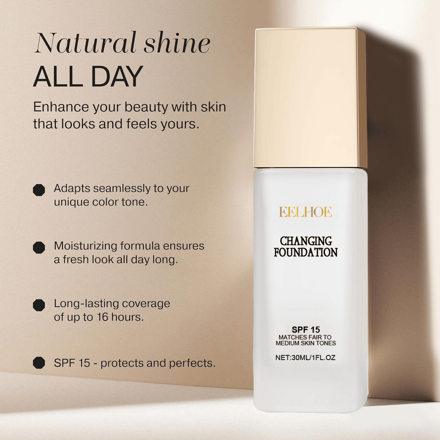 🎁Last Day 49% OFF🎉Colour Changing Mature Skin Foundation