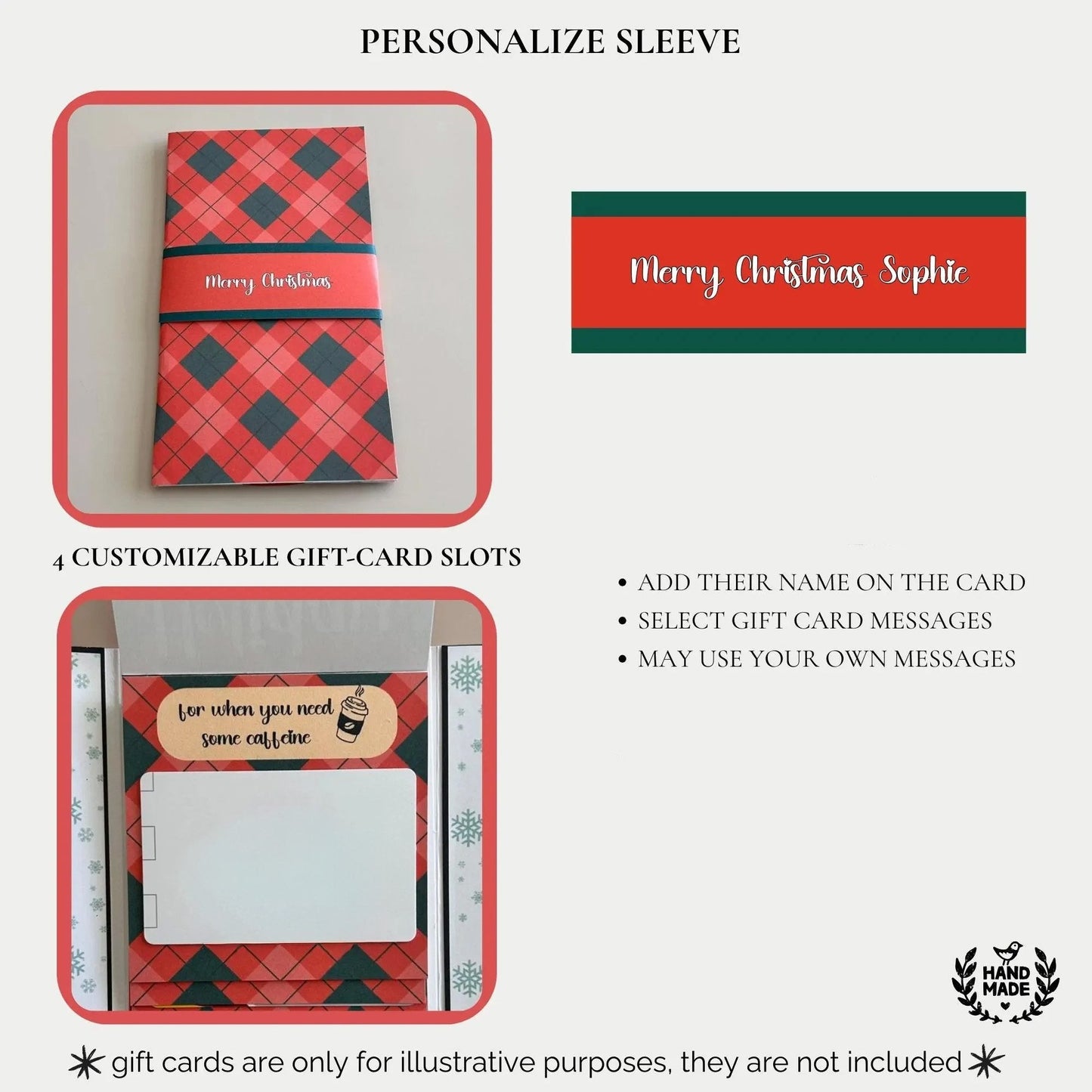 🎅✨Handgefertigtes Weihnachtsgeschenkbuch mit Wasserfall♻️Kostenloses PDF inklusive!