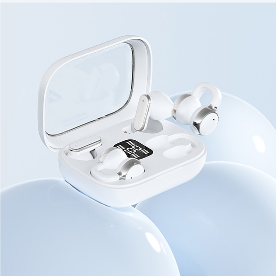 2-in-1-Bluetooth-Ohrhörer mit Ohrbügeln und Ohrstöpseln | 30 Stunden Wiedergabezeit