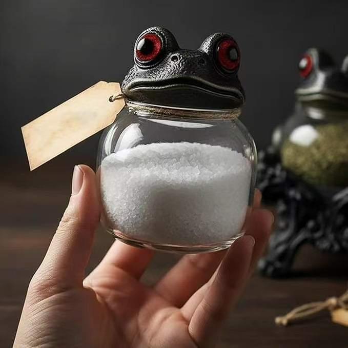 🐸🔮 Hexenfrosch-Gewürzdosen – Gotische Gewürzbehälter mit geheimnisvollem Apothekencharme! 🧙‍♀️✨