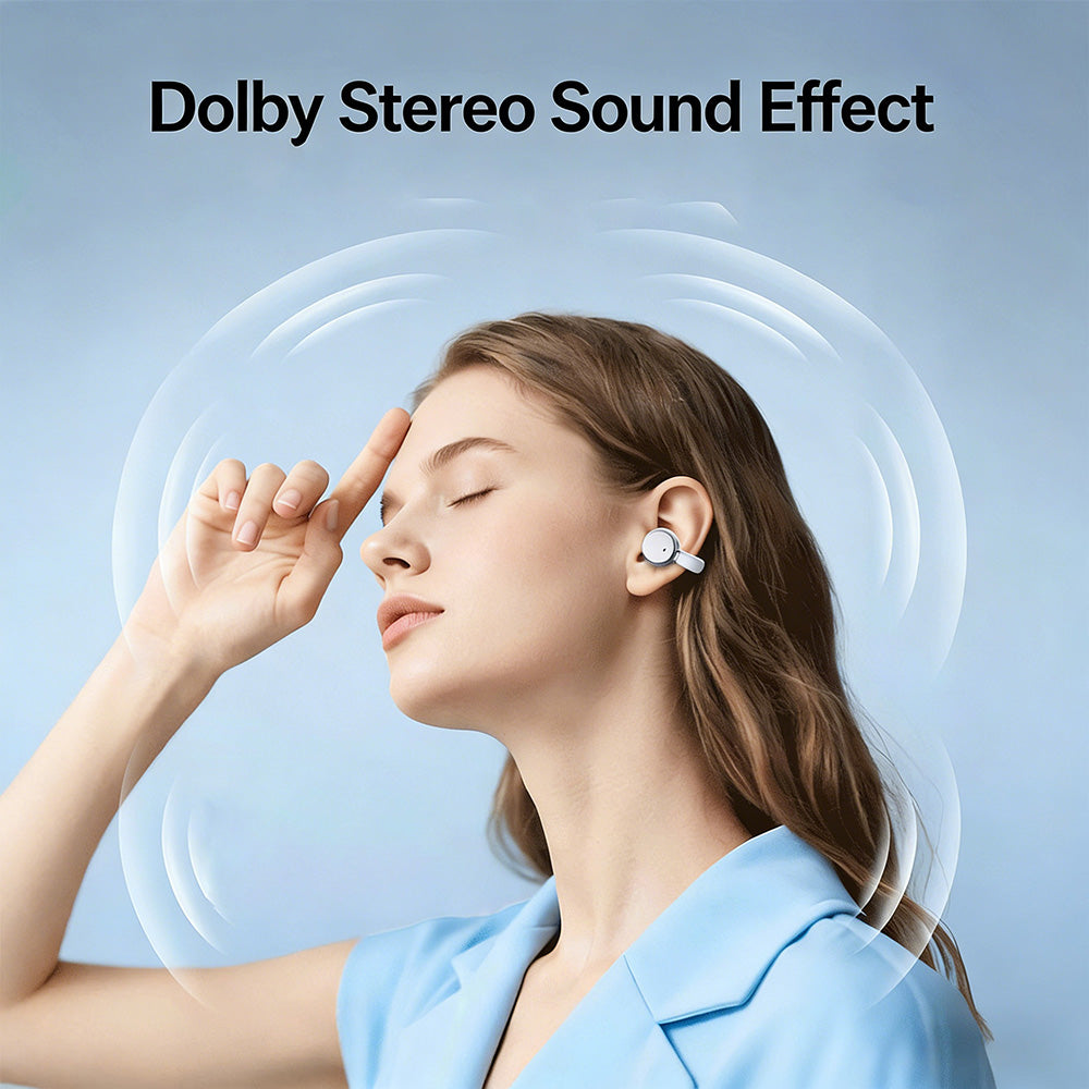 2-in-1-Bluetooth-Ohrhörer mit Ohrbügeln und Ohrstöpseln | 30 Stunden Wiedergabezeit