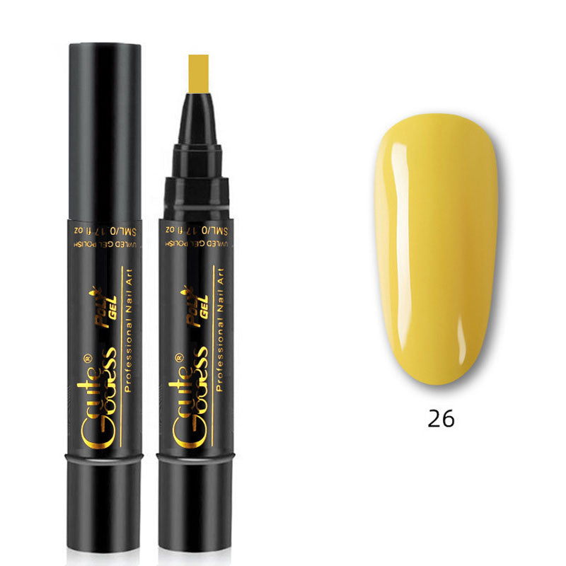 Ein-Schritt-Kleber Drei-in-Eins-Nagellack-Gelstift