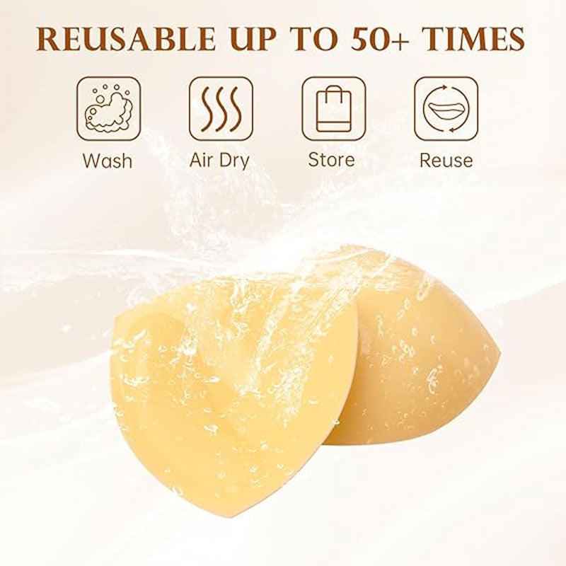 🌸【Invisible Lift】"SilkPeak" Push-Up Brustpads – Unsichtbar & Wasserdicht!