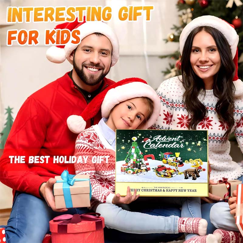 Weihnachts-Diy-Montage-Baustein-Blindbox