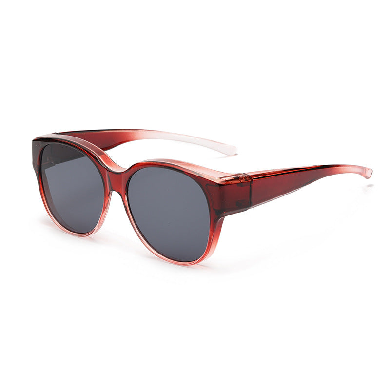 🕶 Neue Cat-Eye-Sonnenbrille in Übergröße, mit polarisierenden Gläsern und UV400-Schutz.