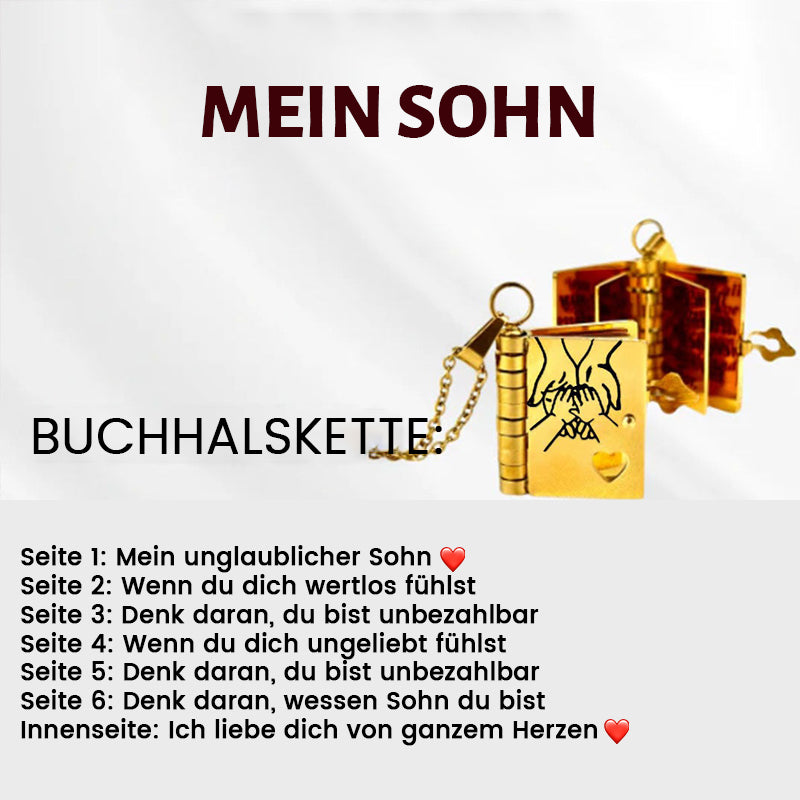 👪Geschenk für mein Kind - "Mein kleiner Stern"-Buch-Halskette