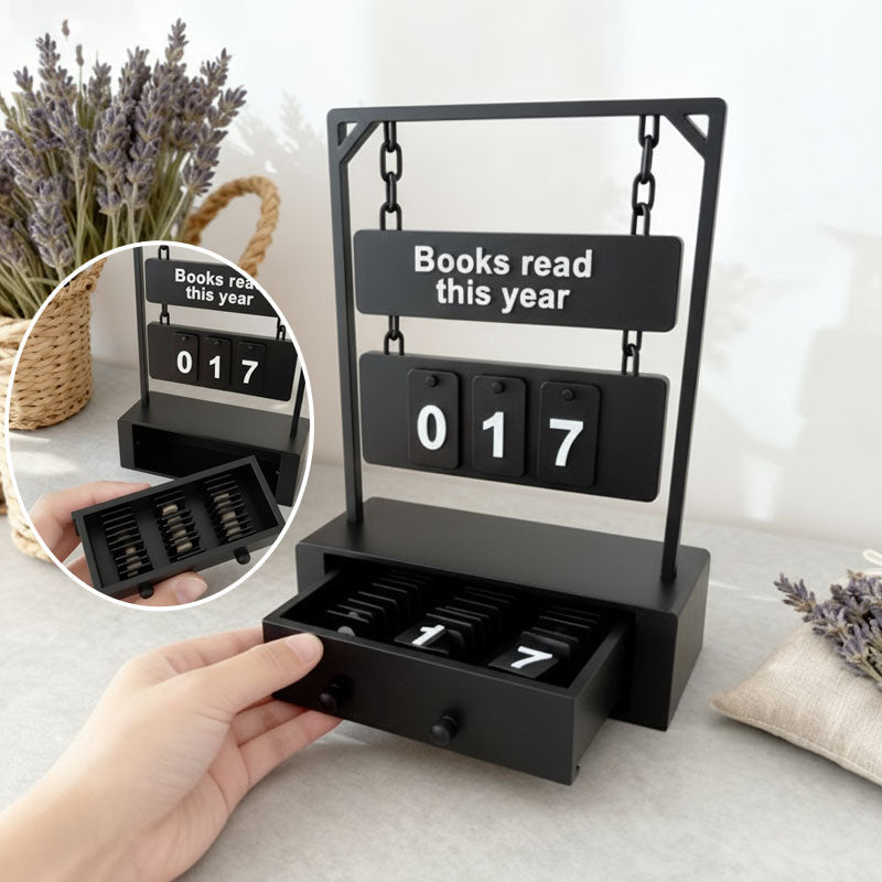📚 Hängender Buchzähler