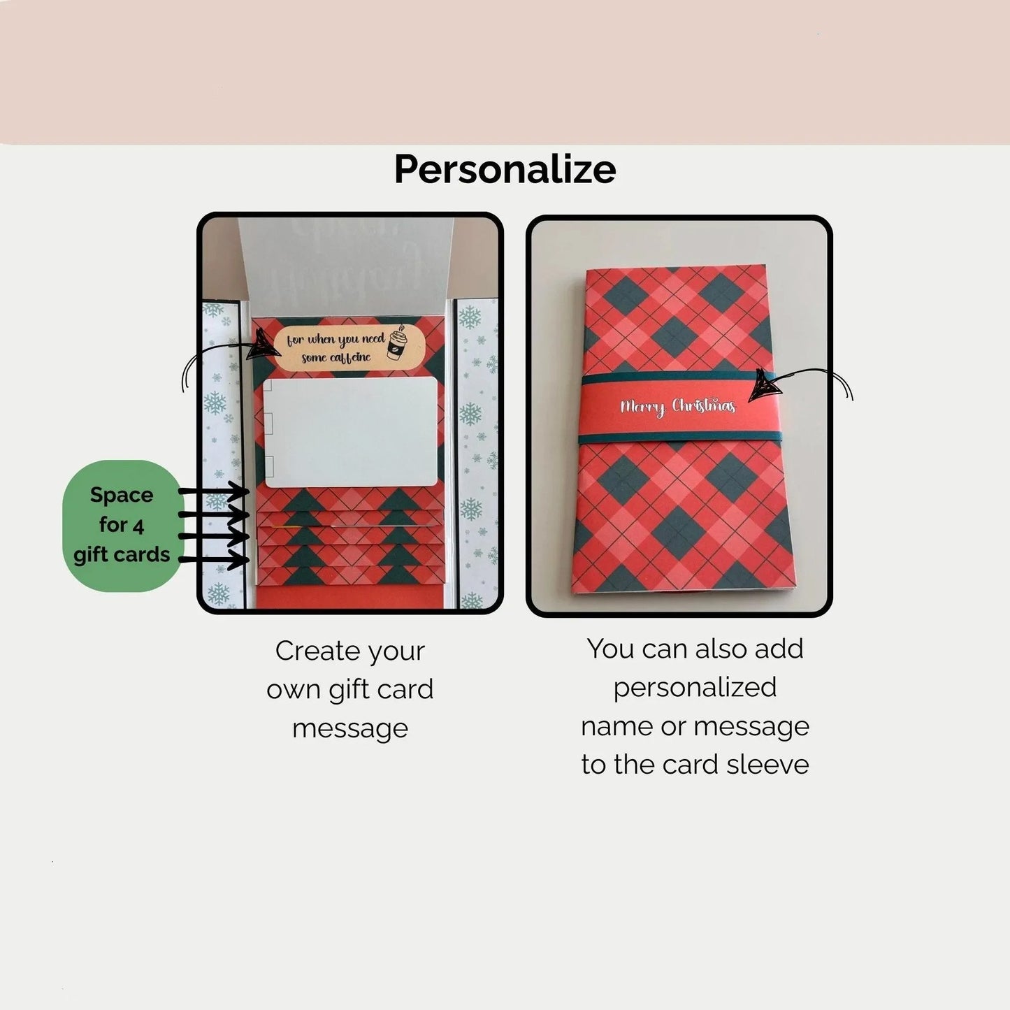 🎅✨Handgefertigtes Weihnachtsgeschenkbuch mit Wasserfall♻️Kostenloses PDF inklusive!