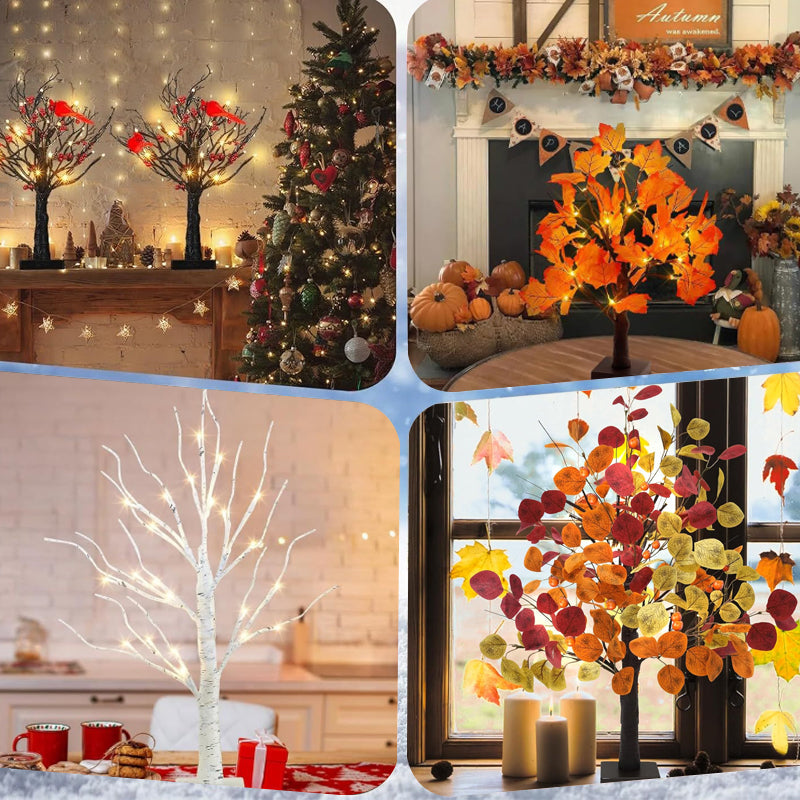 🎄Künstlicher Baum-LED-Lichter - Erhellen Sie die Wärme💡