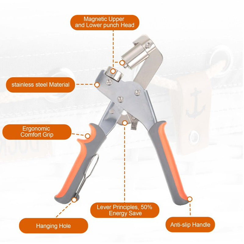 🔩 Manuelle Stanzmaschine – Werkzeug für Knöpfe und Ösen