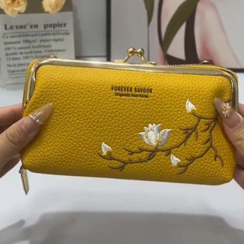 METALLO Clutch - Umhängetasche & Brieftasche in Einem