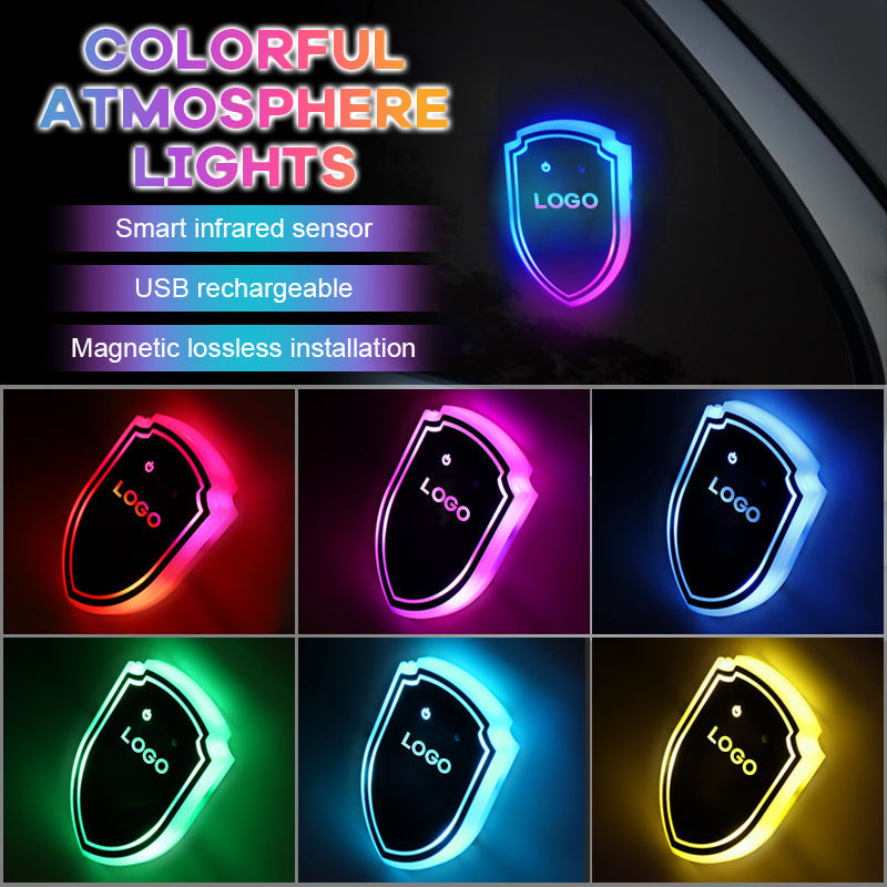 Ambientebeleuchtung für die Seitenfenster des Fahrzeugs