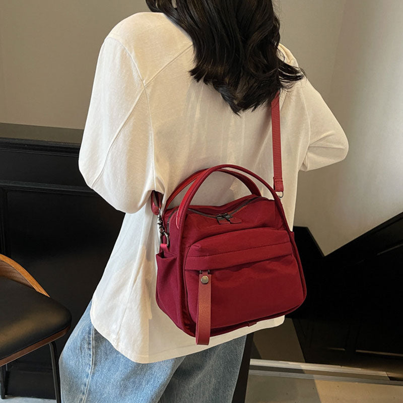 Leichte Oxford-Umhängetasche für Damen