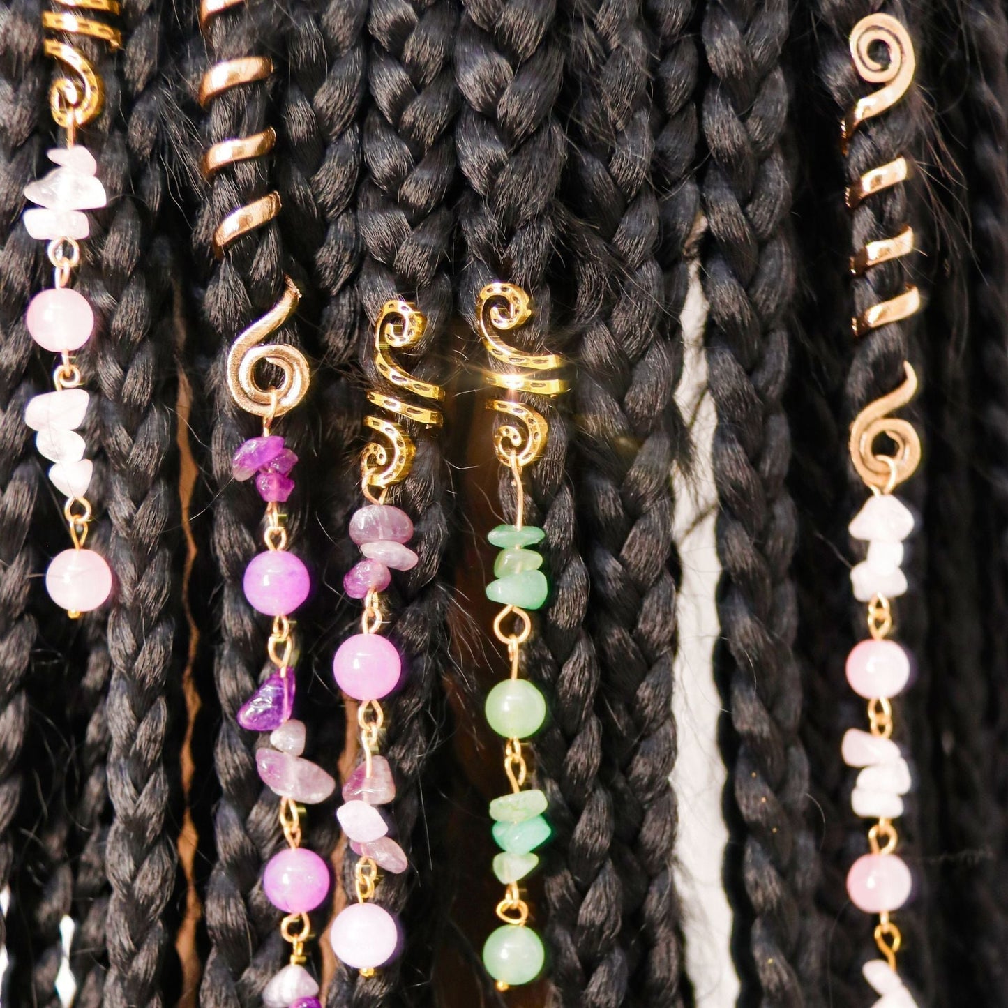 Dreadlock-Haarschmuck/Spiral-Haarspange
