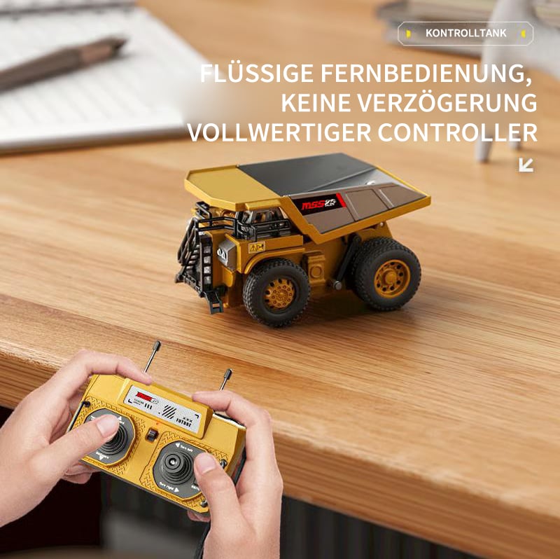 🚜✨ Fernsteuerbarer Bagger, Gabelstapler & Kipper – Mini RC Baustellen-Set aus Legierung mit Geländefähigkeit! ✨🏗️
