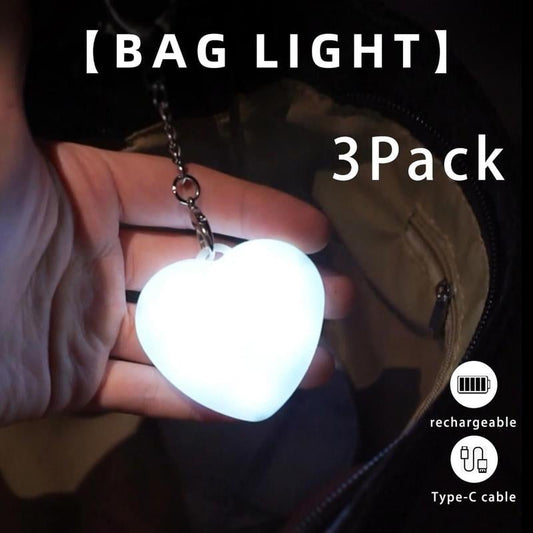 💖✨ Leichte Geldbörse in Herzform – Berührungsempfindliche LED-Aufbewahrungstasche mit Herz- und Kreismotiven! ✨👛