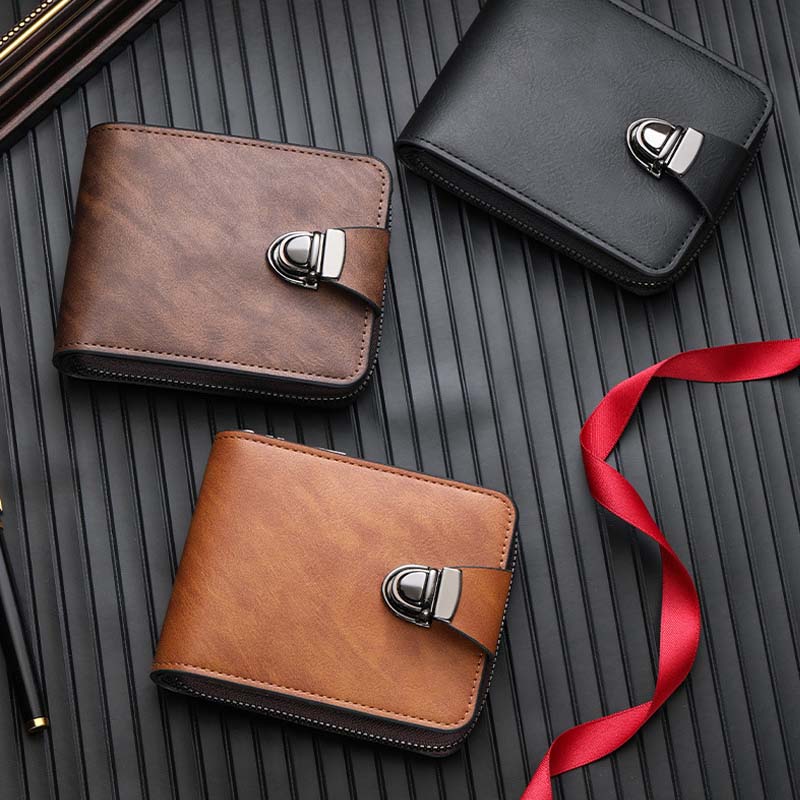 Herren-Geldbörse im Vintage-Stil