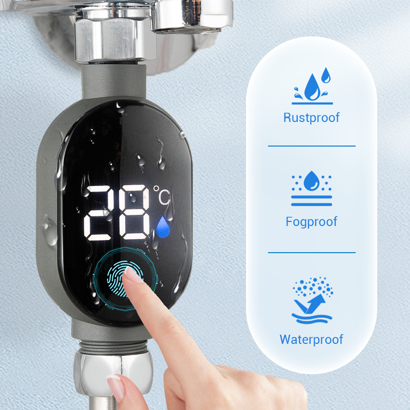 🚿 1 kaufen, 1 gratis dazu 🌡️ Duschthermometer – Sofortige digitale Anzeige, wasserdicht und einfach zu installieren für sicheres Duschen 👶📦