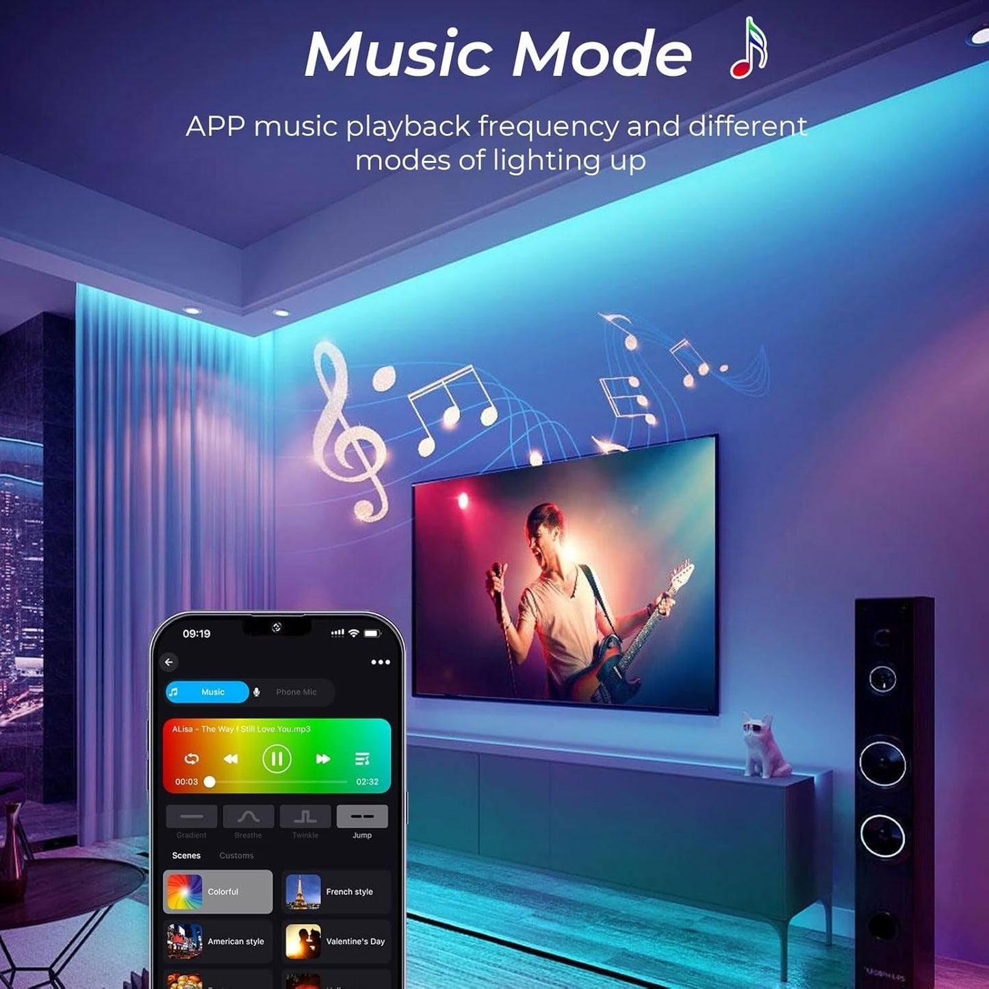 Intelligente RGB-Neon-LED-Streifenleuchten